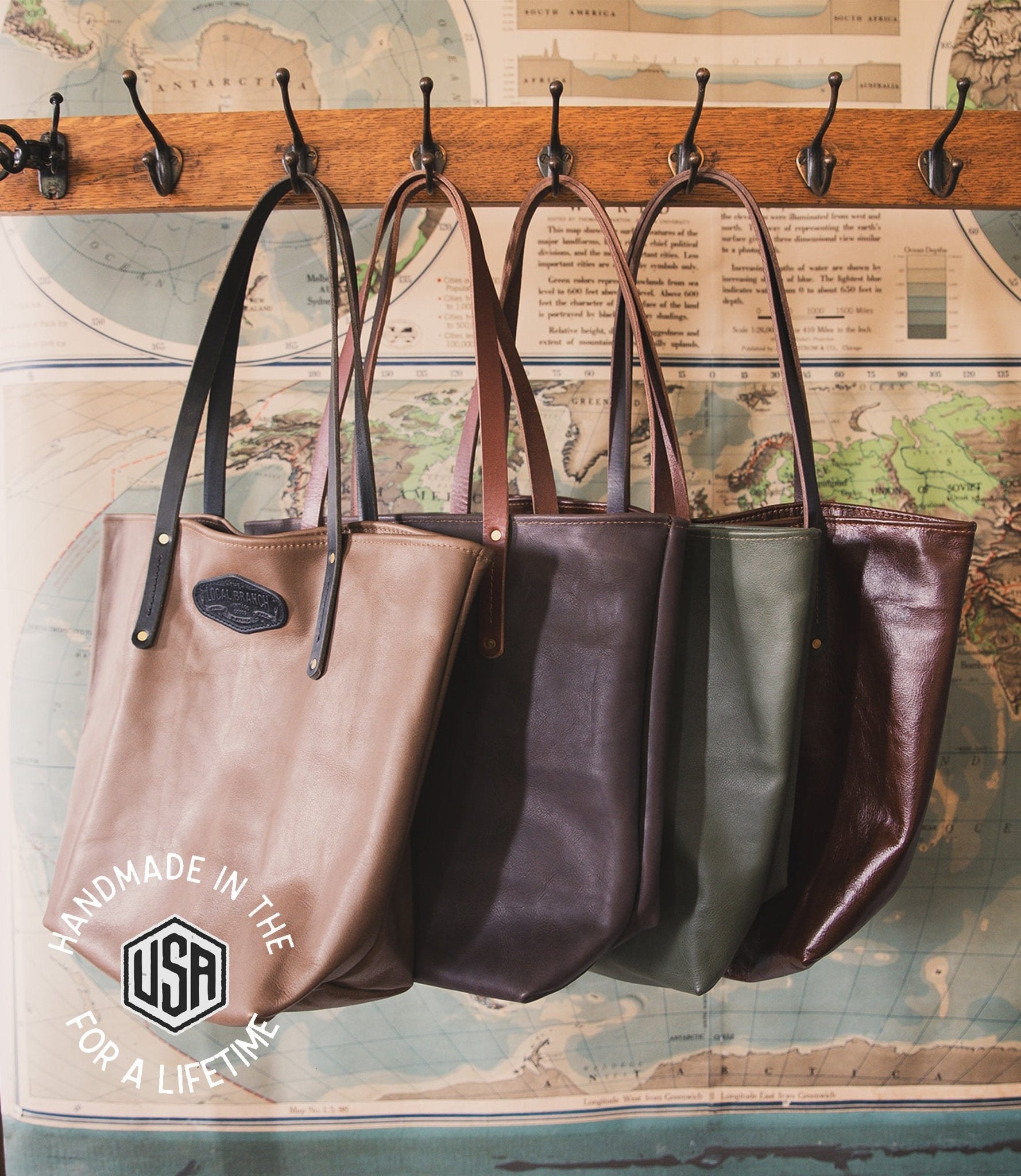 Small Batch Classic Carryall Tote - USA Made - Two & Gathered