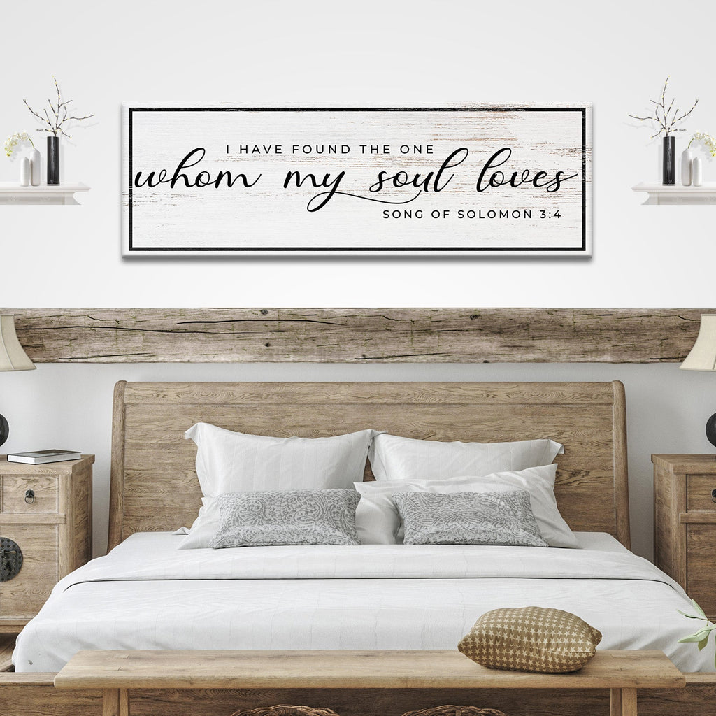 Song of Solomon 3:4 - 'I Have Found The One' - Inspirational Christian Wall Art - Two & Gathered