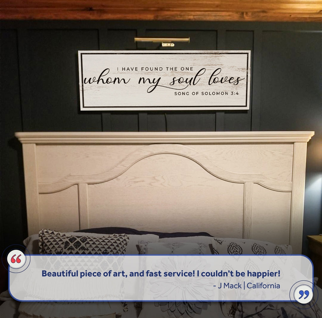 Song of Solomon 3:4 - 'I Have Found The One' - Inspirational Christian Wall Art - Two & Gathered