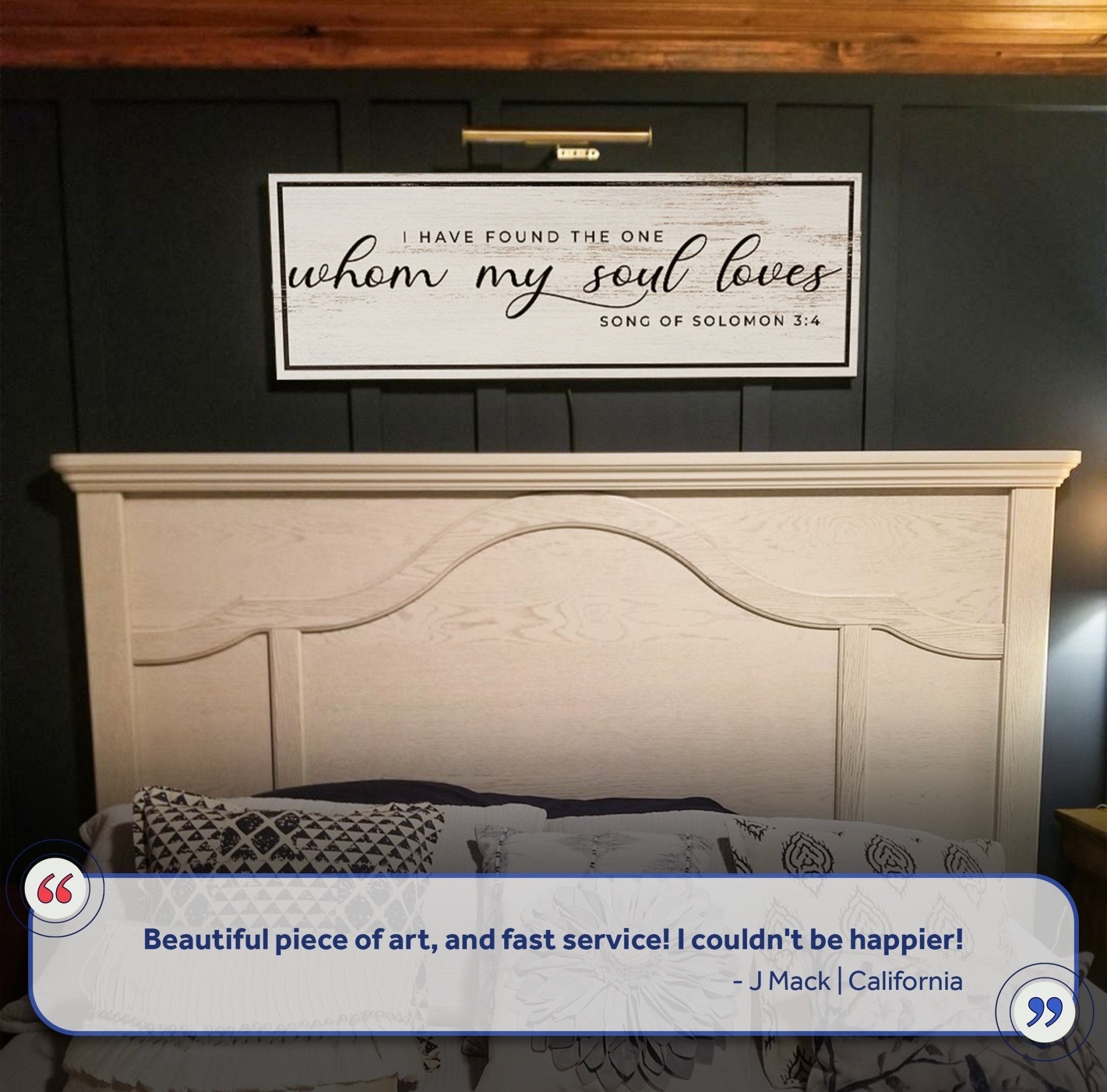 Song of Solomon 3:4 - 'I Have Found The One' - Inspirational Christian Wall Art - Two & Gathered