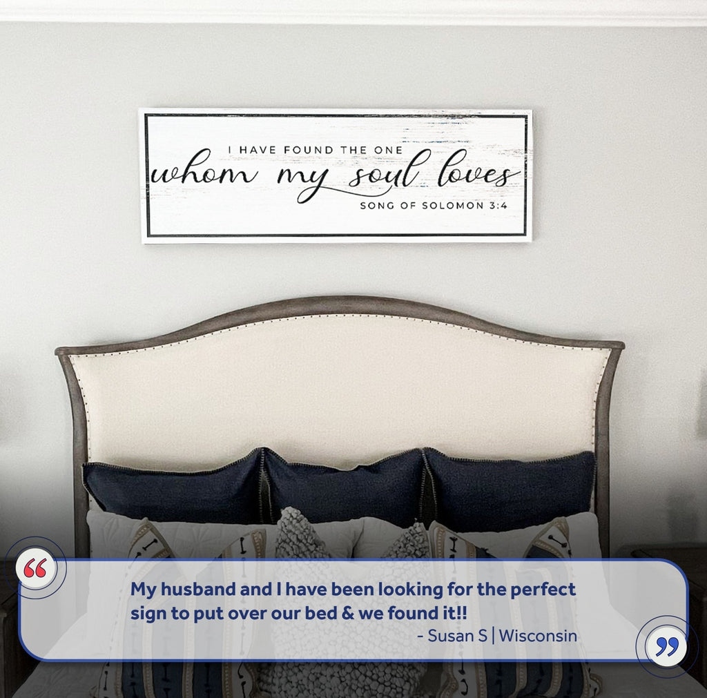 Song of Solomon 3:4 - 'I Have Found The One' - Inspirational Christian Wall Art - Two & Gathered