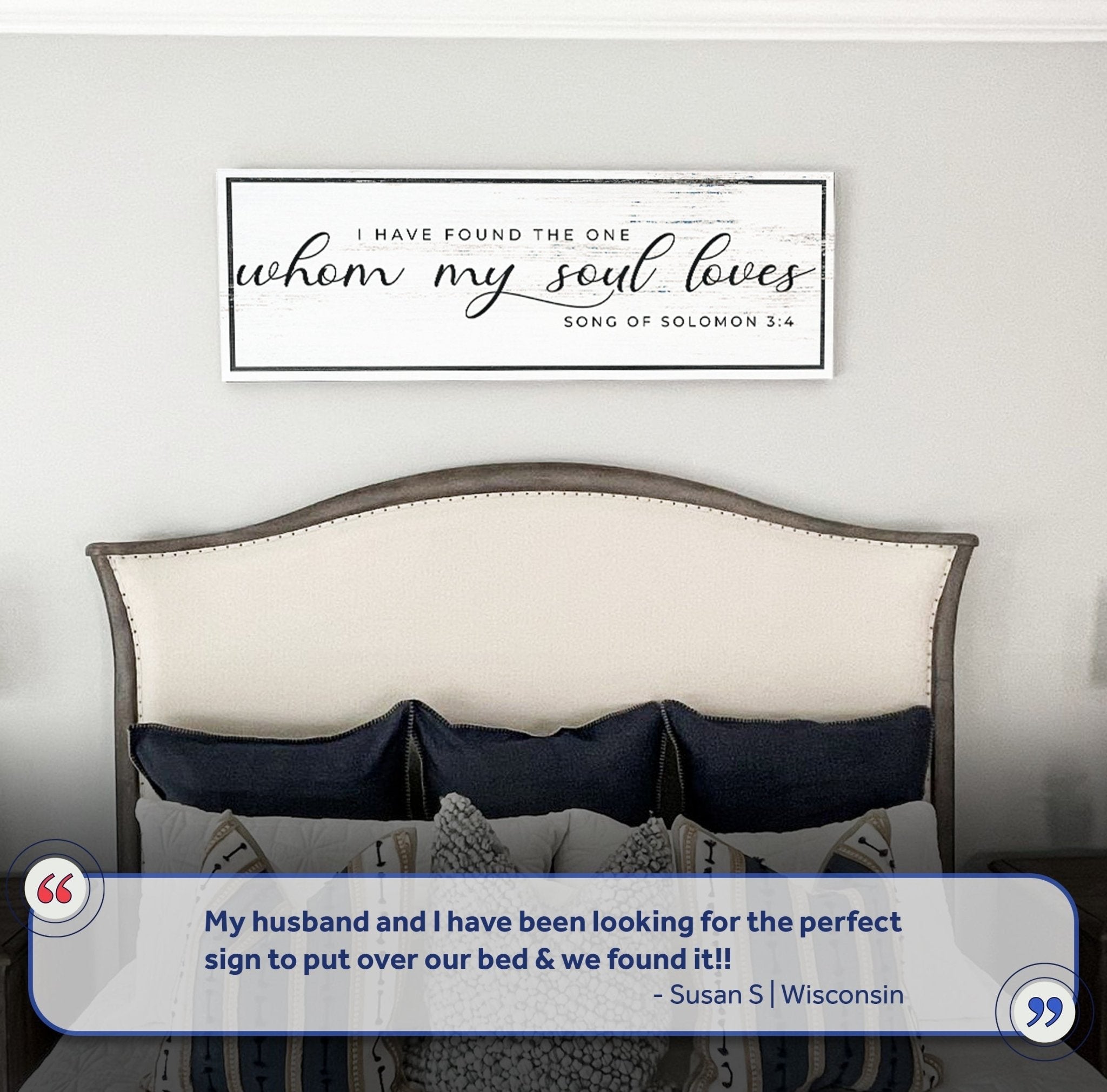 Song of Solomon 3:4 - 'I Have Found The One' - Inspirational Christian Wall Art - Two & Gathered