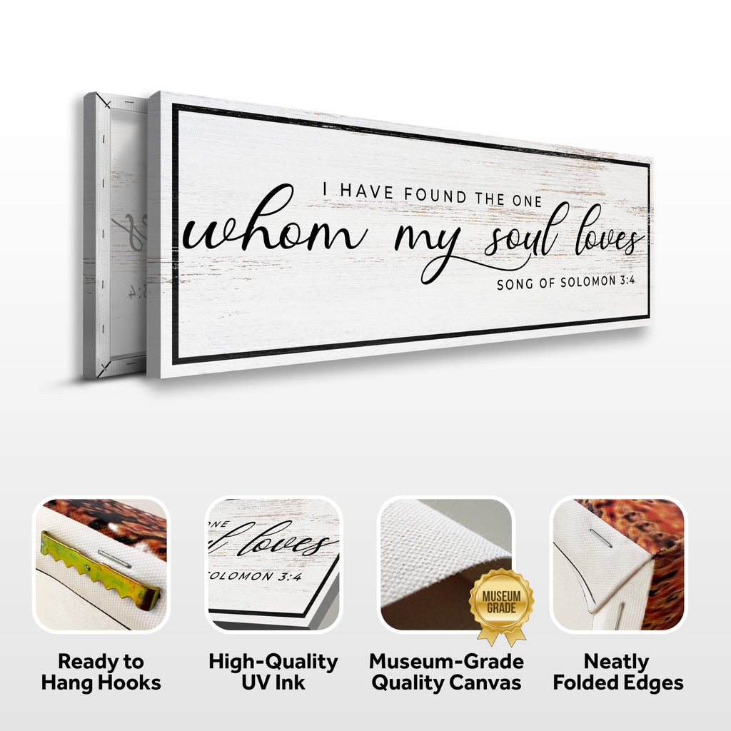Song of Solomon 3:4 - 'I Have Found The One' - Inspirational Christian Wall Art - Two & Gathered