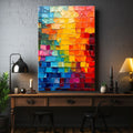 Spectrum Mosaic Impasto Wall Art - Two & Gathered