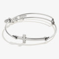 Spiritual Armor Cross Inline Charm Bangle - Two & Gathered