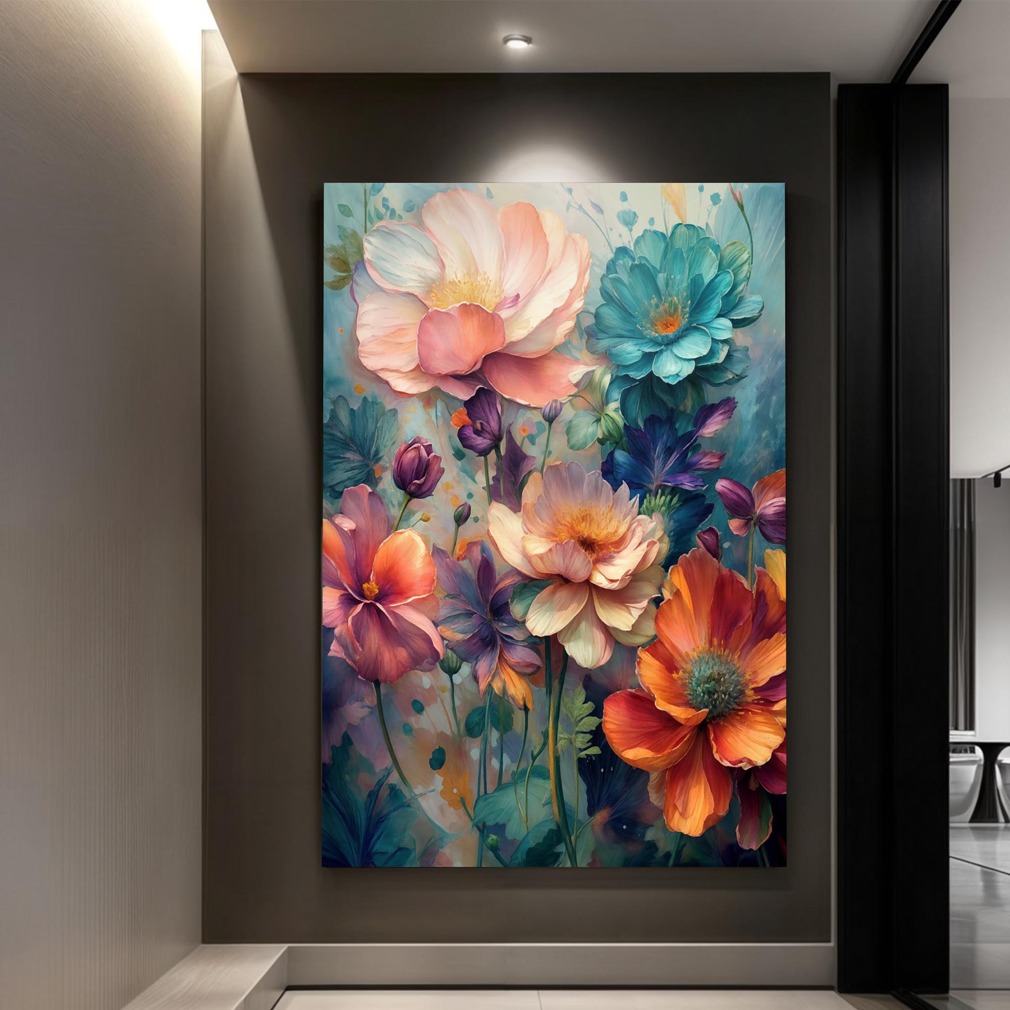Spring Bouquet Impasto Wall Art - Two & Gathered