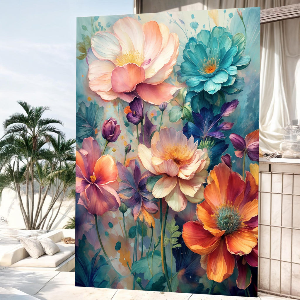Spring Bouquet Impasto Wall Art - Two & Gathered