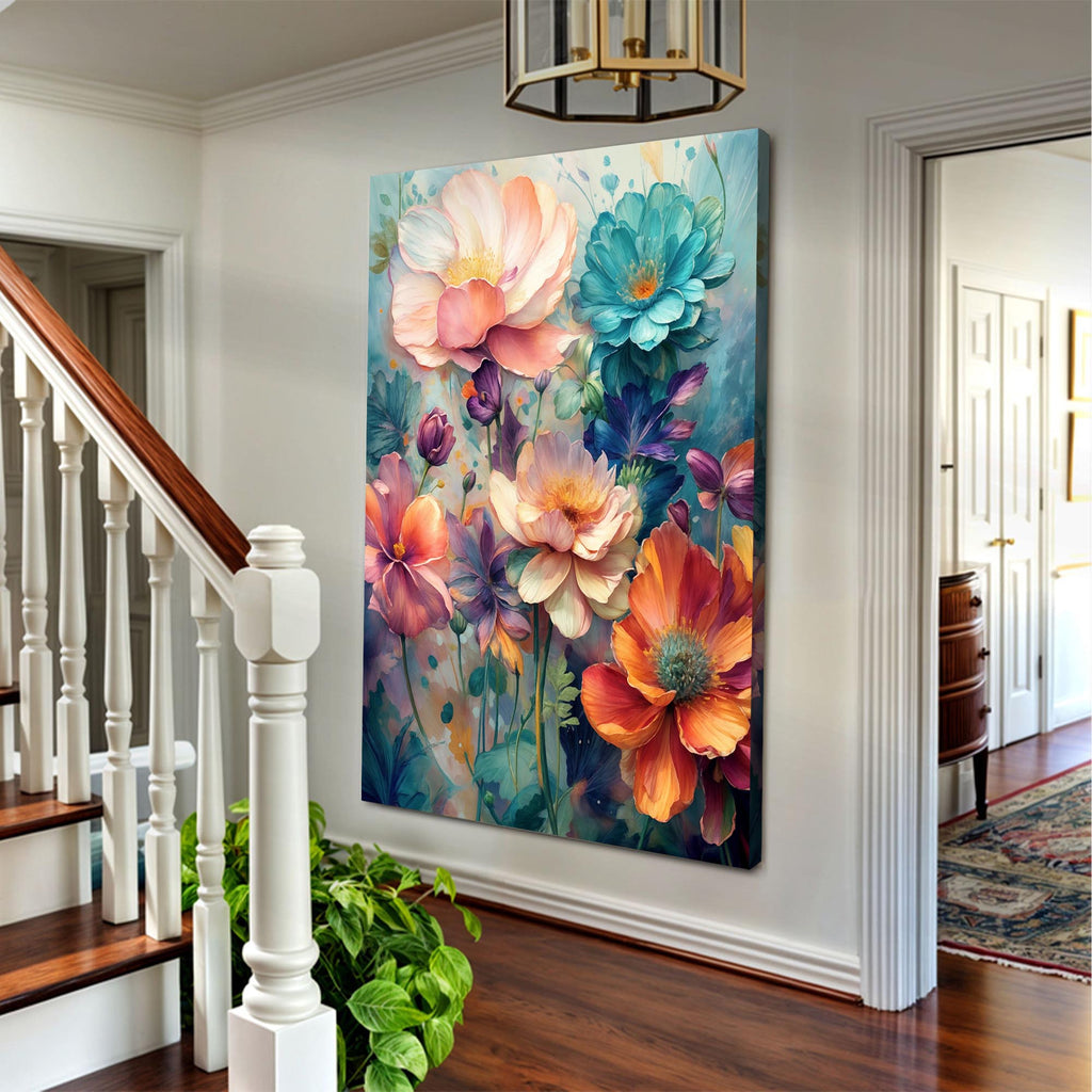 Spring Bouquet Impasto Wall Art - Two & Gathered