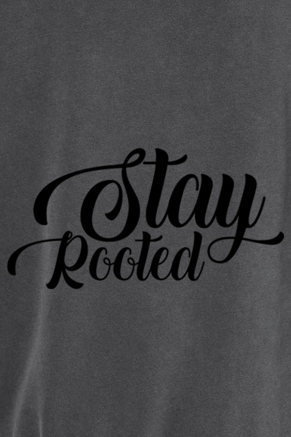 Stay Rooted Unisex Pigment - Dyed Hoodie Sweatshirt - Two & Gathered