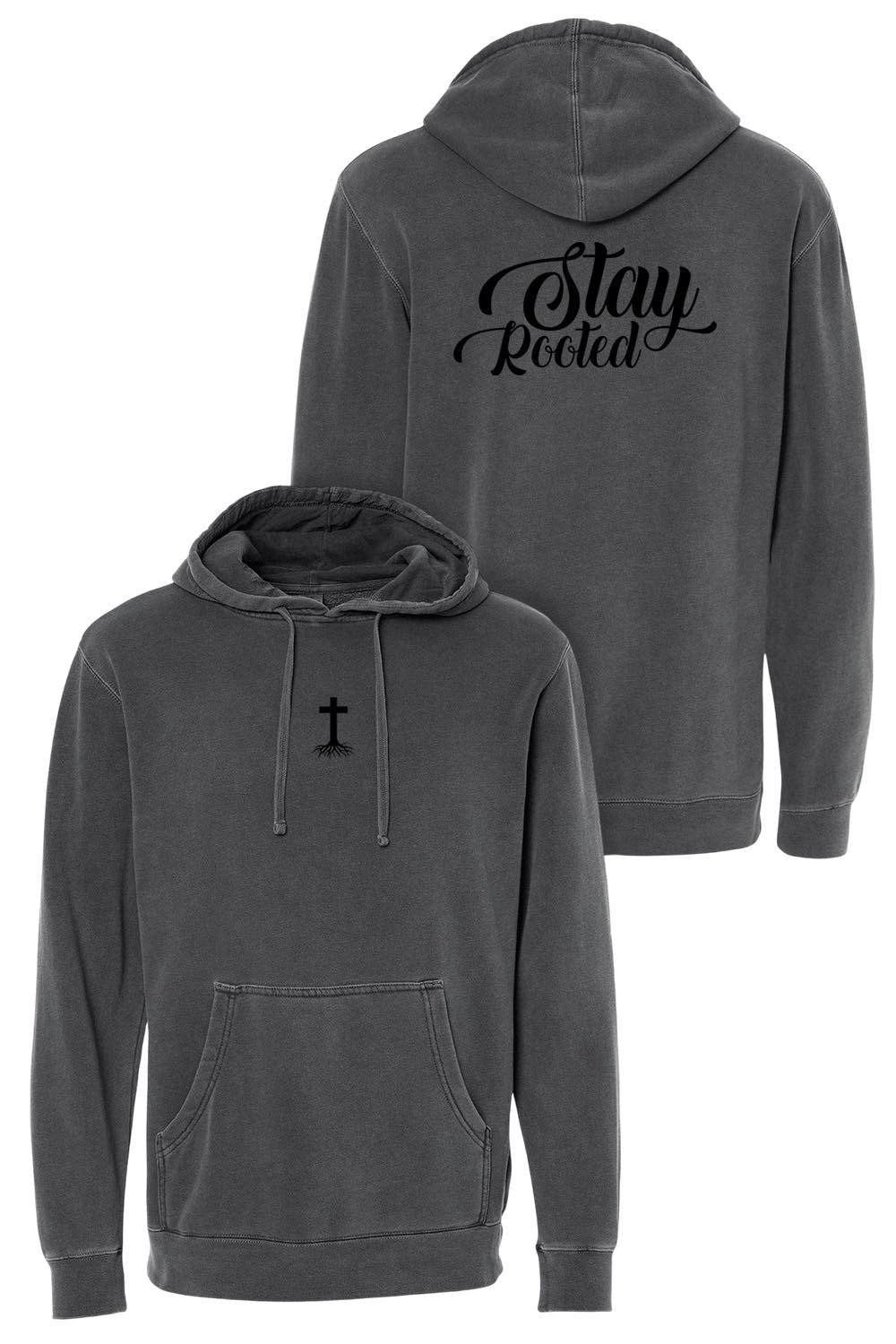 Stay Rooted Unisex Pigment - Dyed Hoodie Sweatshirt - Two & Gathered