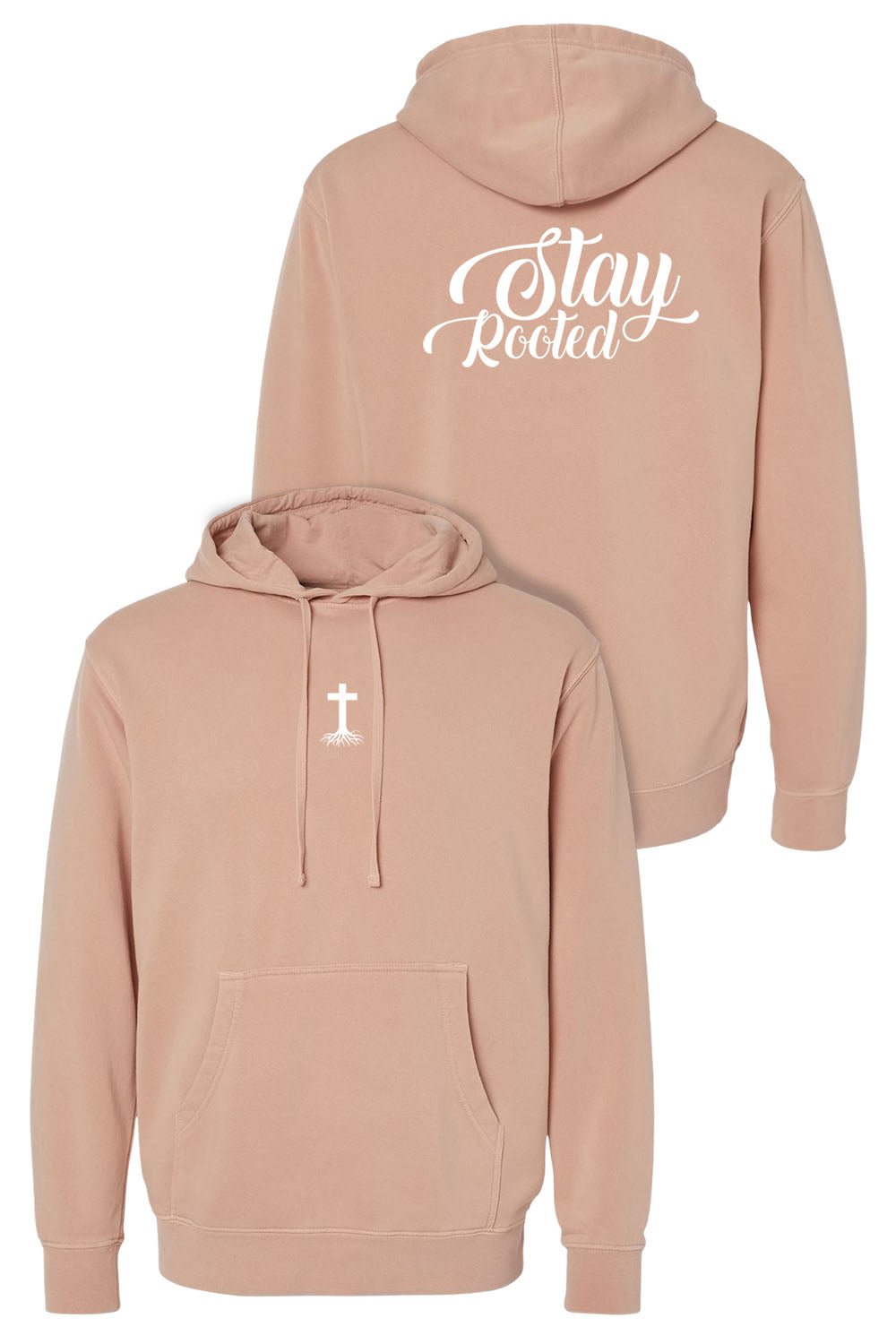 Stay Rooted Unisex Pigment - Dyed Hoodie Sweatshirt - Two & Gathered