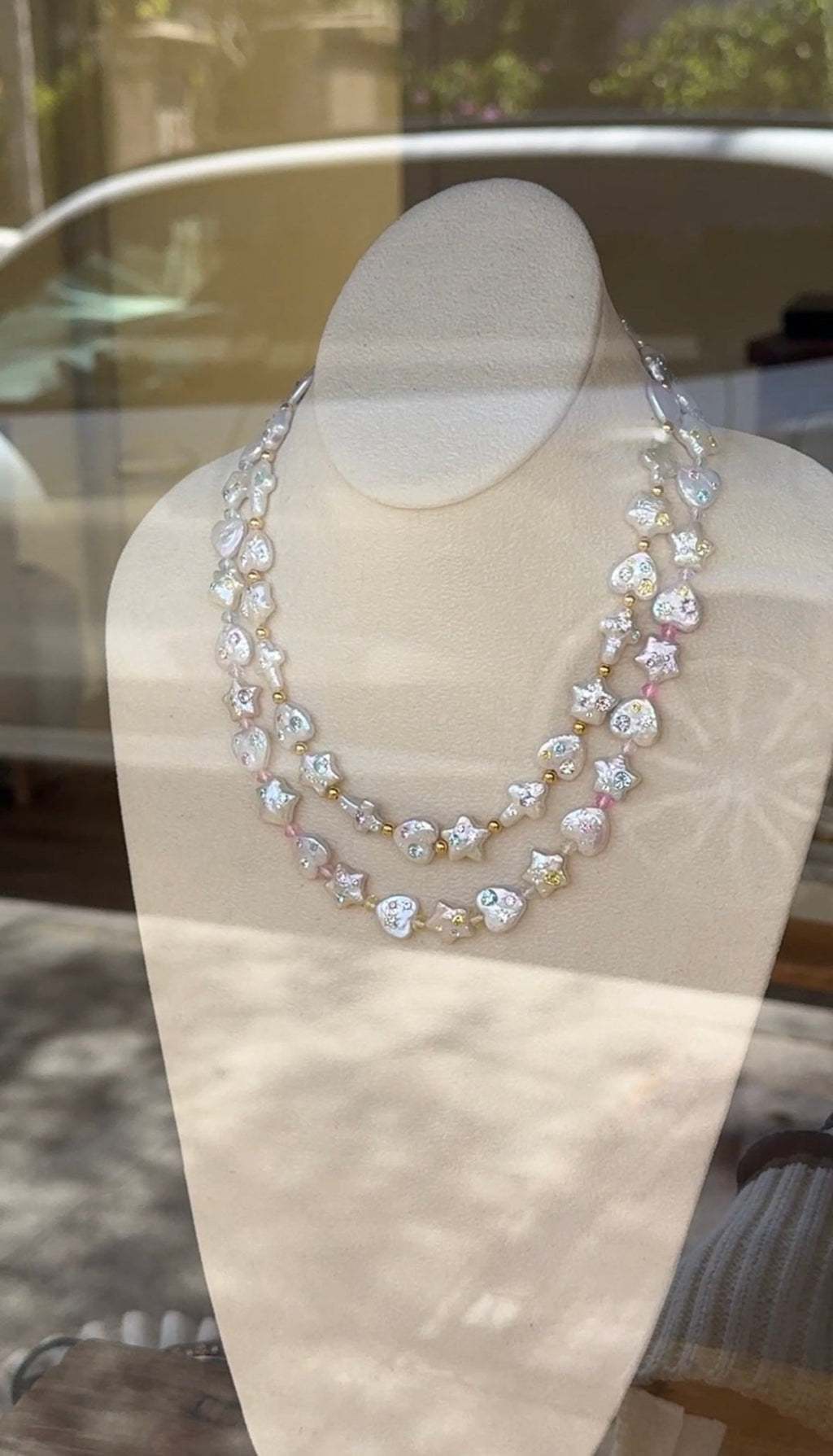 Tasty Delight Pearl Necklace - Two & Gathered