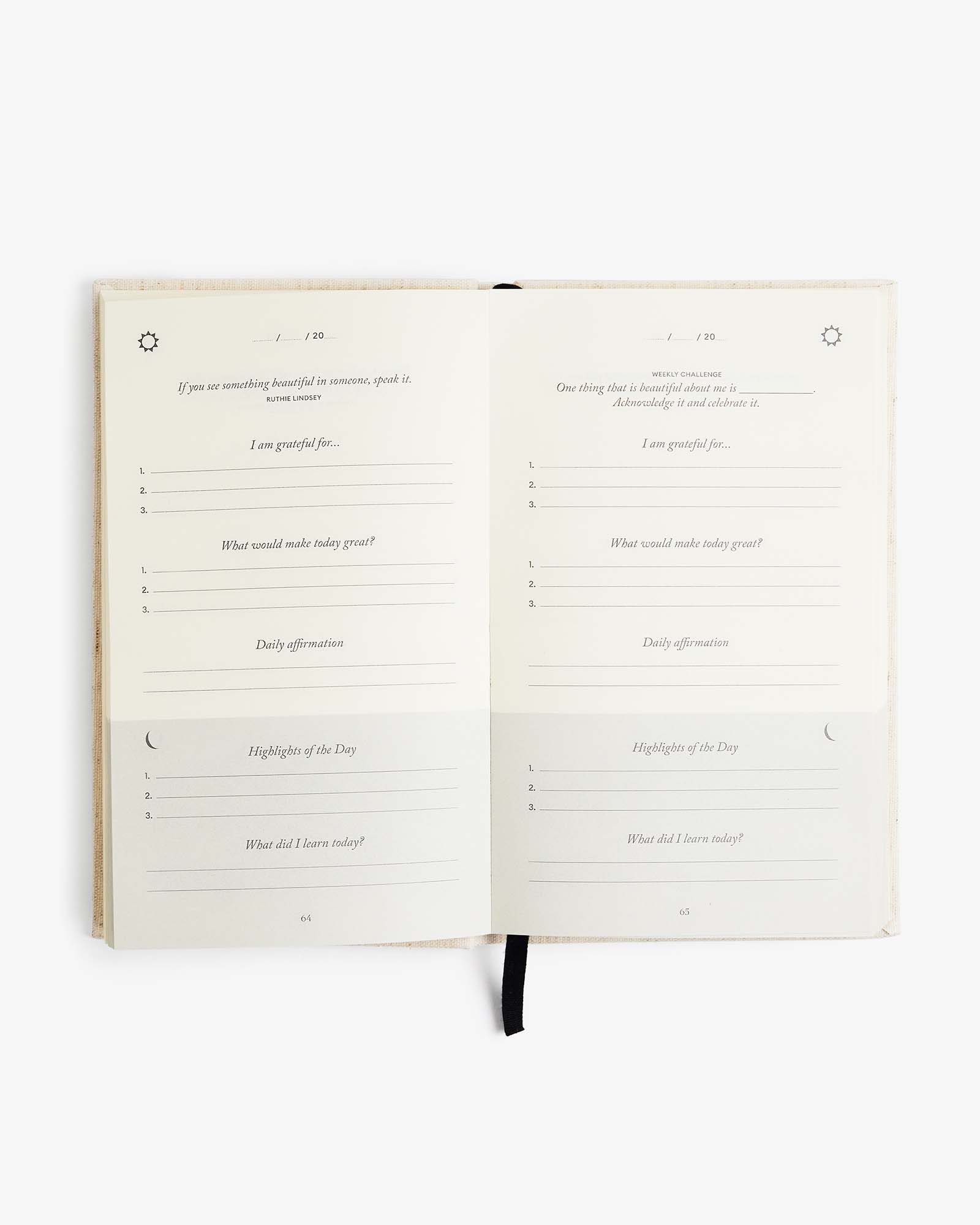 The Five Minute Journal - Original Linen - Two & Gathered