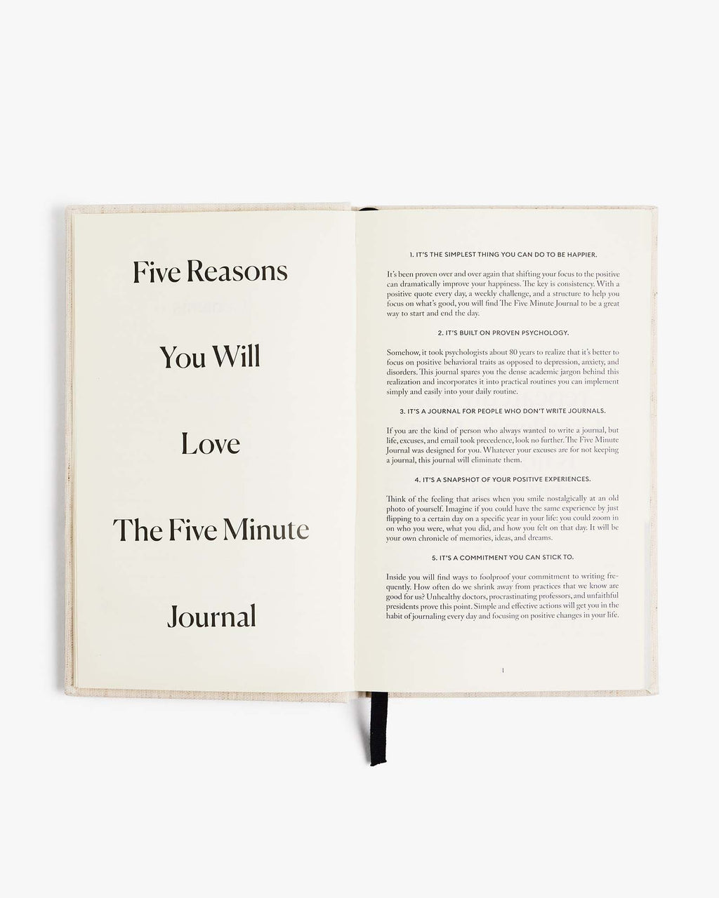 The Five Minute Journal - Original Linen - Two & Gathered