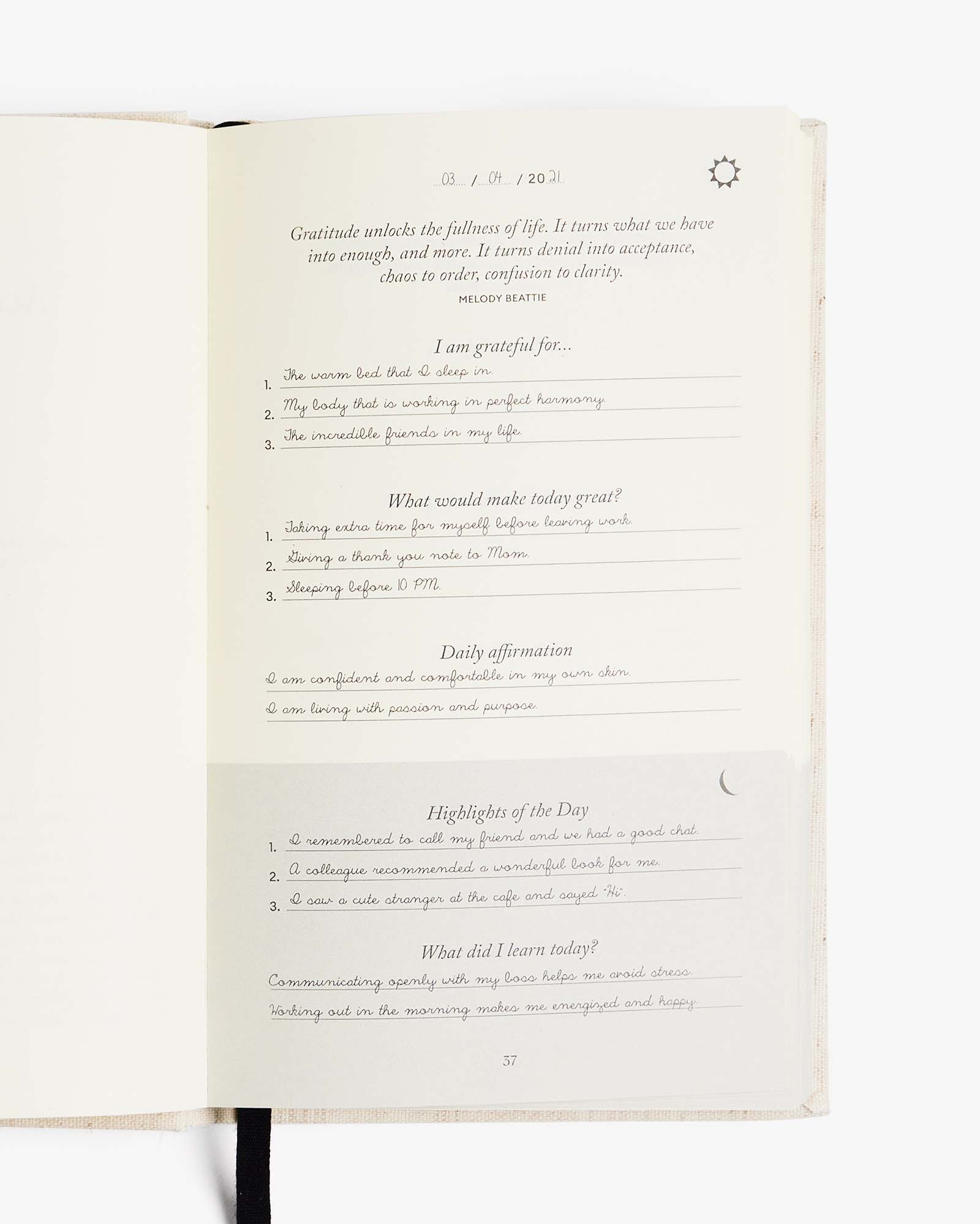 The Five Minute Journal - Original Linen - Two & Gathered