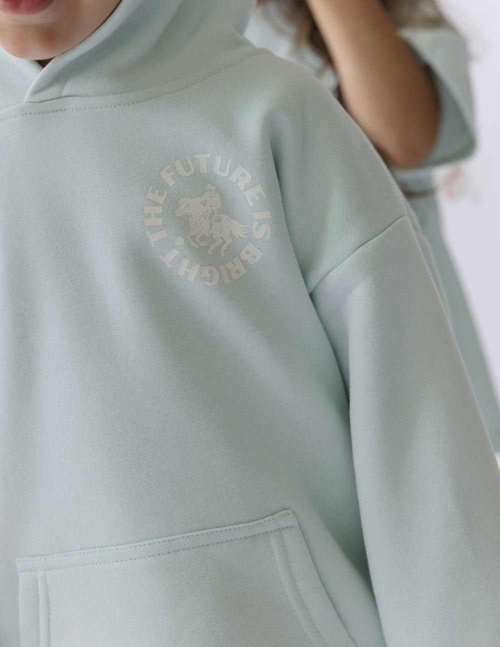 The Future Is Bright Kids Hoodie - Two & Gathered