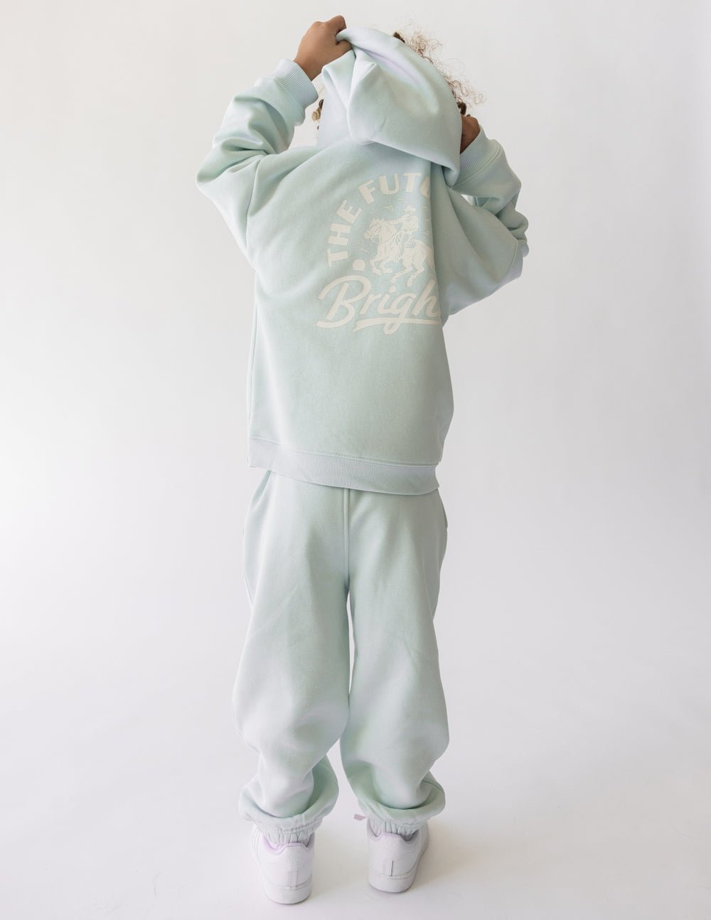 The Future Is Bright Kids Hoodie - Two & Gathered