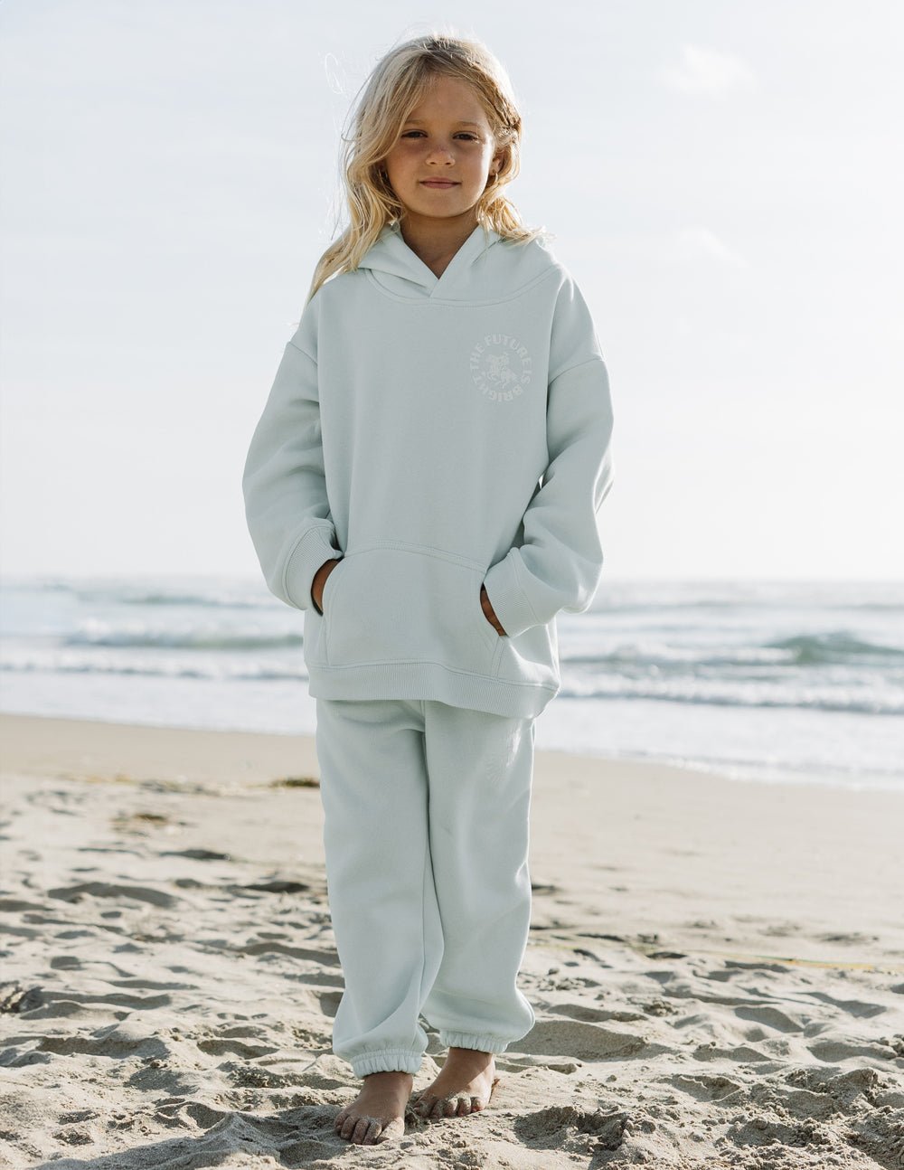 The Future Is Bright Kids Hoodie - Two & Gathered