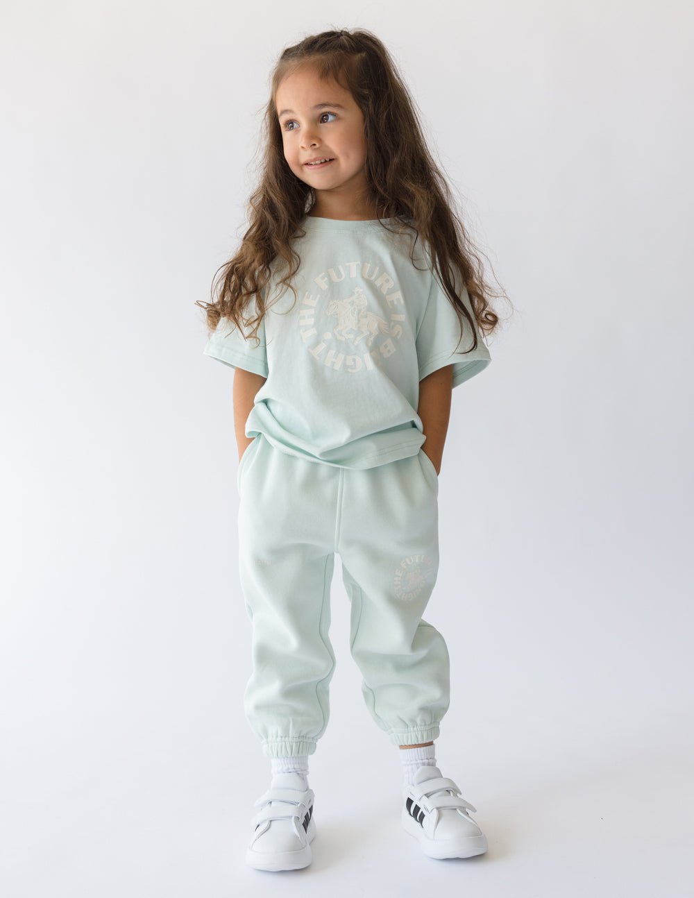 The Future Is Bright Kids Sweatpant - Two & Gathered