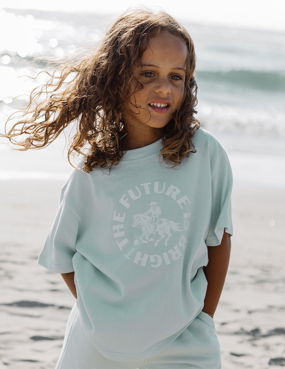 The Future Is Bright Kids Tee - Two & Gathered