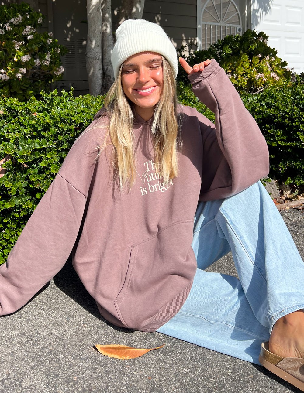 The Future is Bright Unisex Hoodie - Two & Gathered