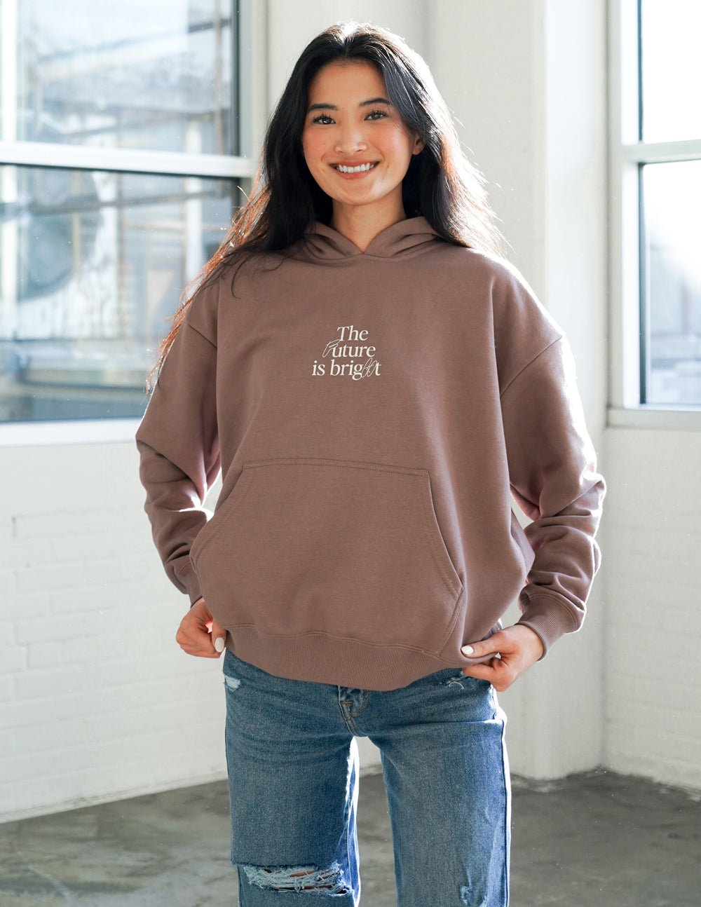 The Future is Bright Unisex Hoodie - Two & Gathered