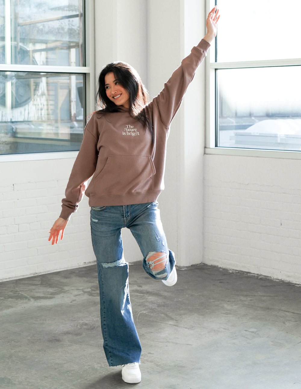 The Future is Bright Unisex Hoodie - Two & Gathered