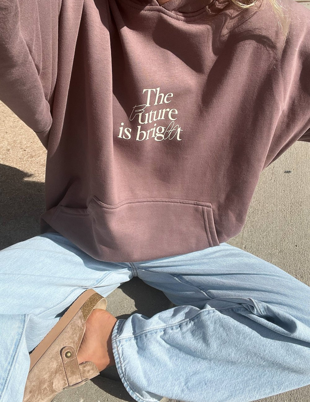 The Future is Bright Unisex Hoodie - Two & Gathered