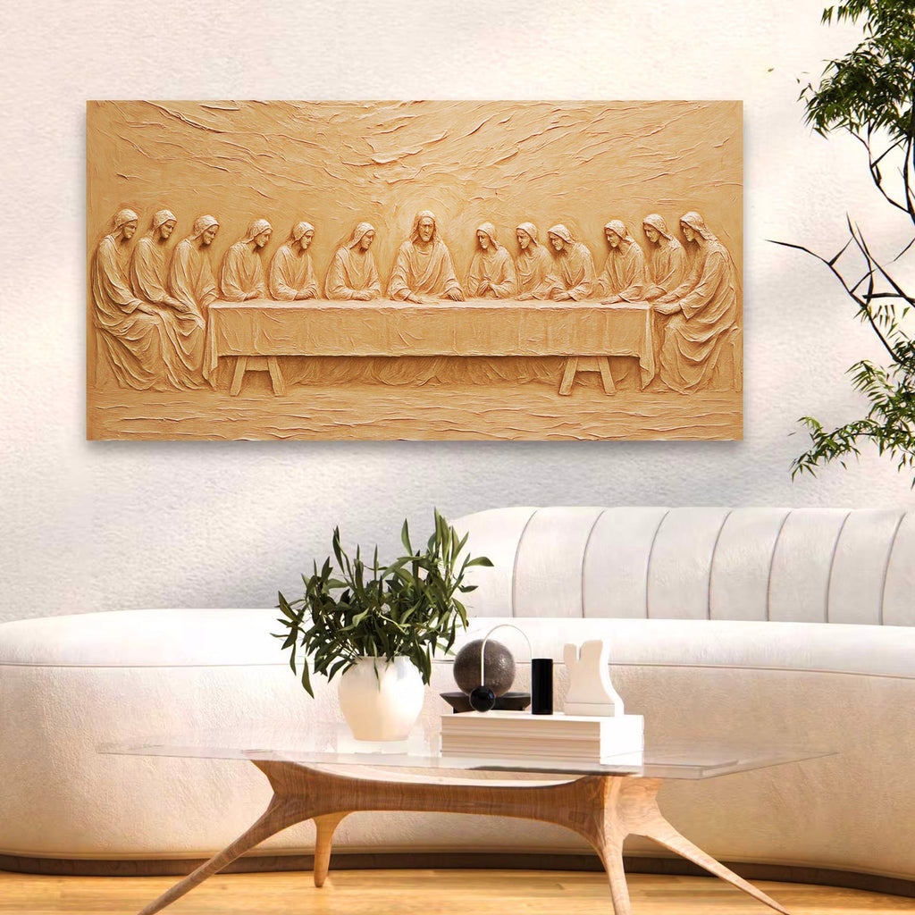 The Last Supper Minimalist Faith Wall Art - Two & Gathered