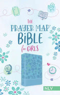 The Prayer Map Bible for Girls Nlv [Sky Blue Shimmer] - Imitation Leather - Two & Gathered