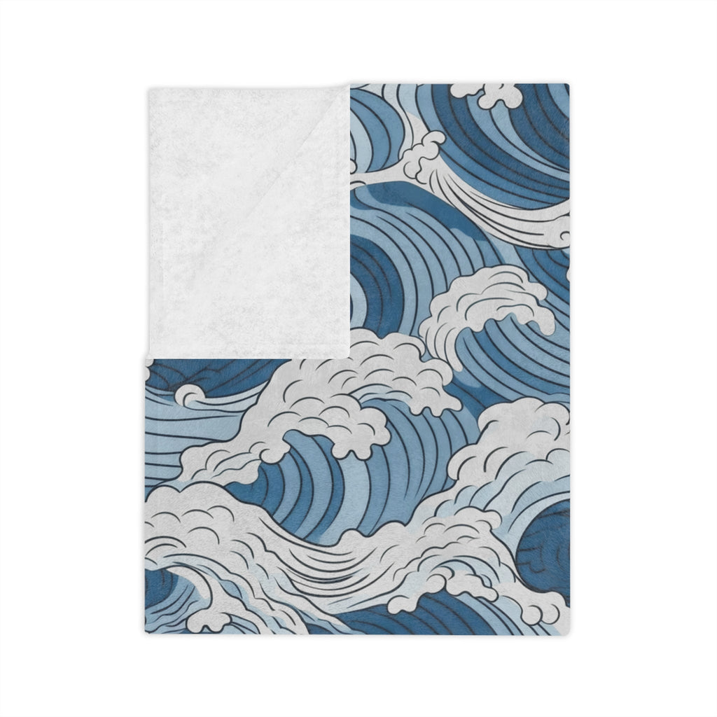 Through The Waters Minky Blanket - Two & Gathered