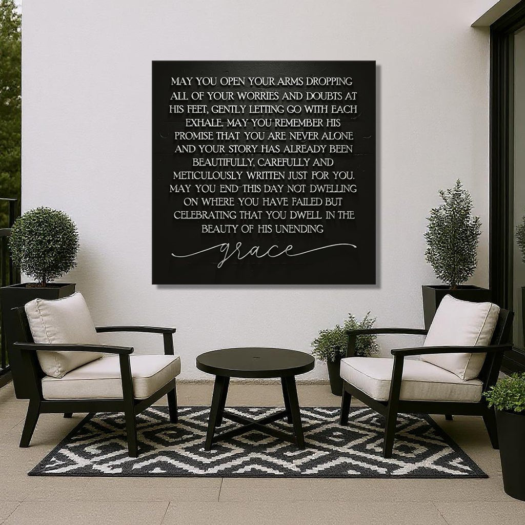 Unending Grace Faith Sign III - Two & Gathered
