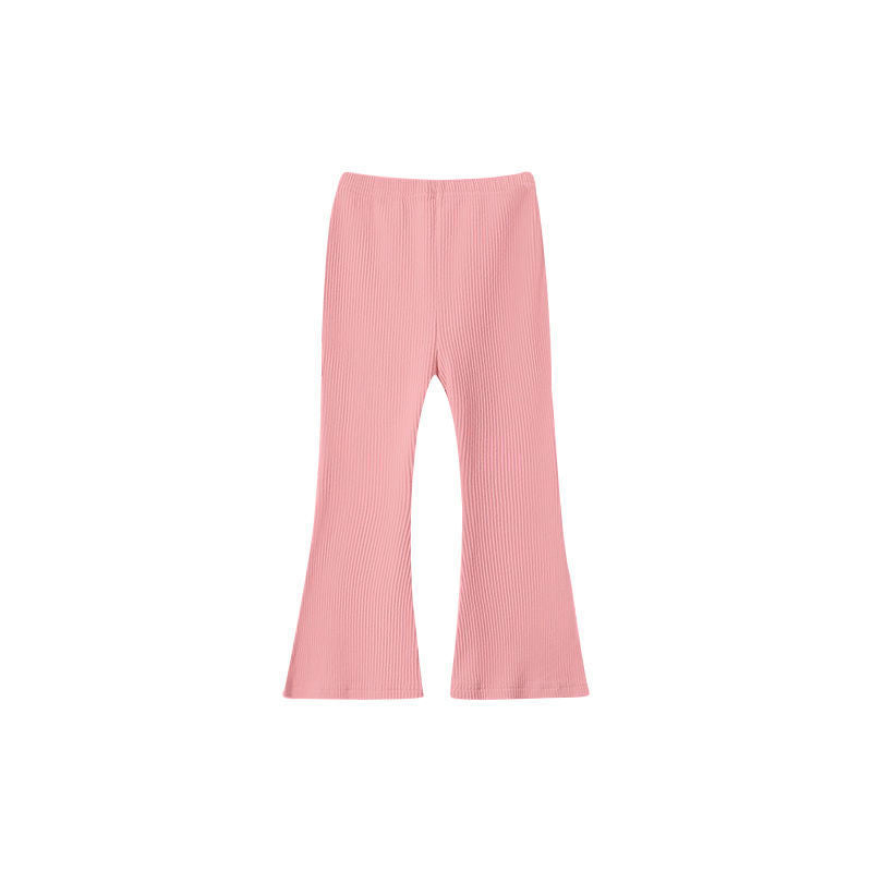 Versatile Casual And Stylish Solid - color Leggings For Little Girls - Two & Gathered