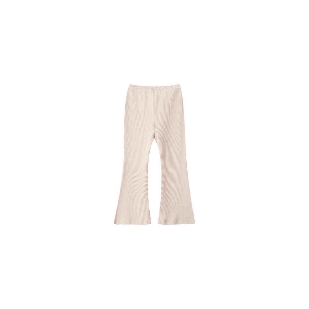 Versatile Casual And Stylish Solid - color Leggings For Little Girls - Two & Gathered