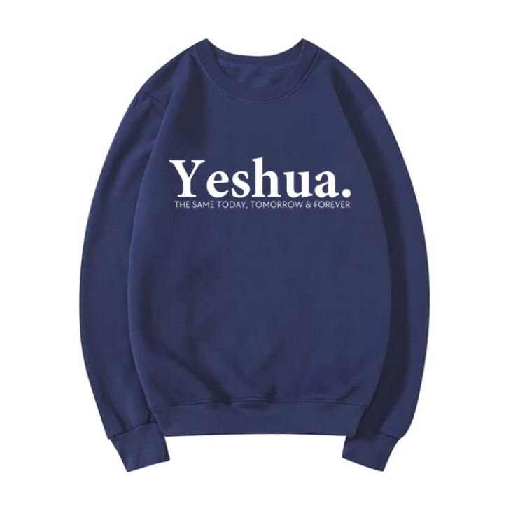 Vintage Yeshua Christian Sweatshirt Christian Apparel Faith - Two & Gathered