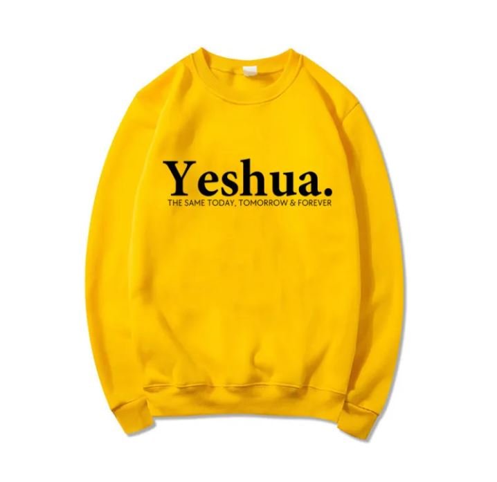 Vintage Yeshua Christian Sweatshirt Christian Apparel Faith - Two & Gathered
