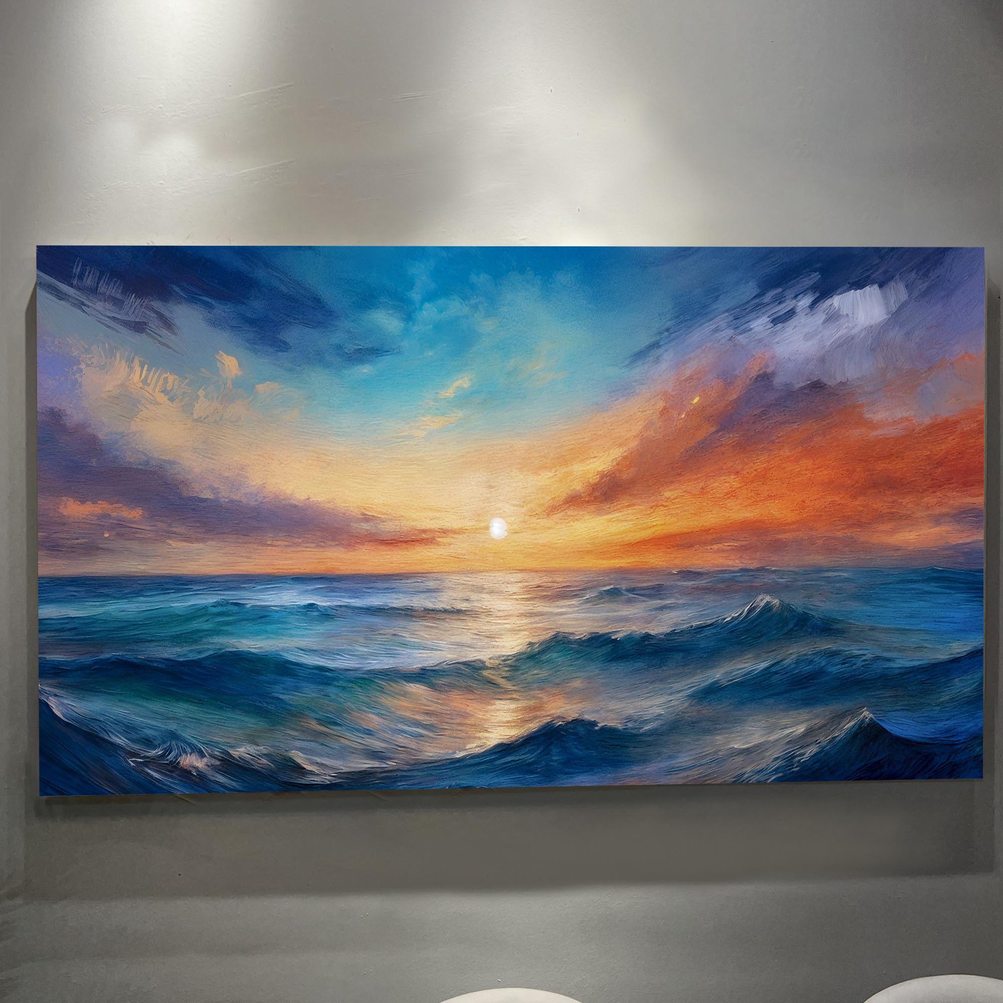 Waterscape Abstract Wall Art XIII - Two & Gathered