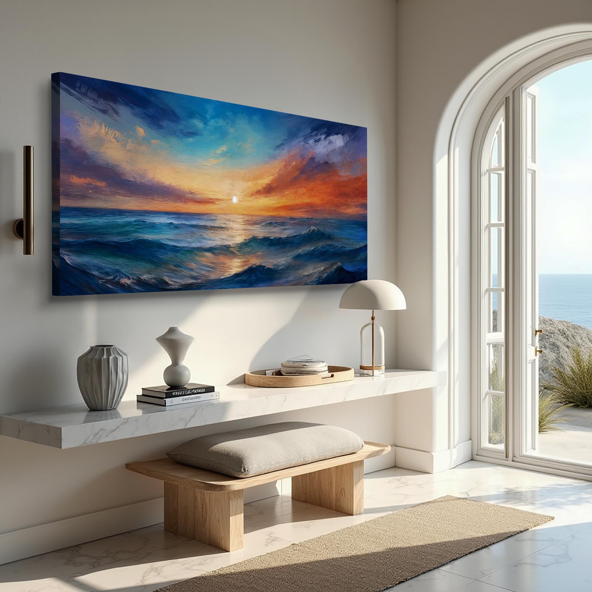 Waterscape Abstract Wall Art XIII - Two & Gathered