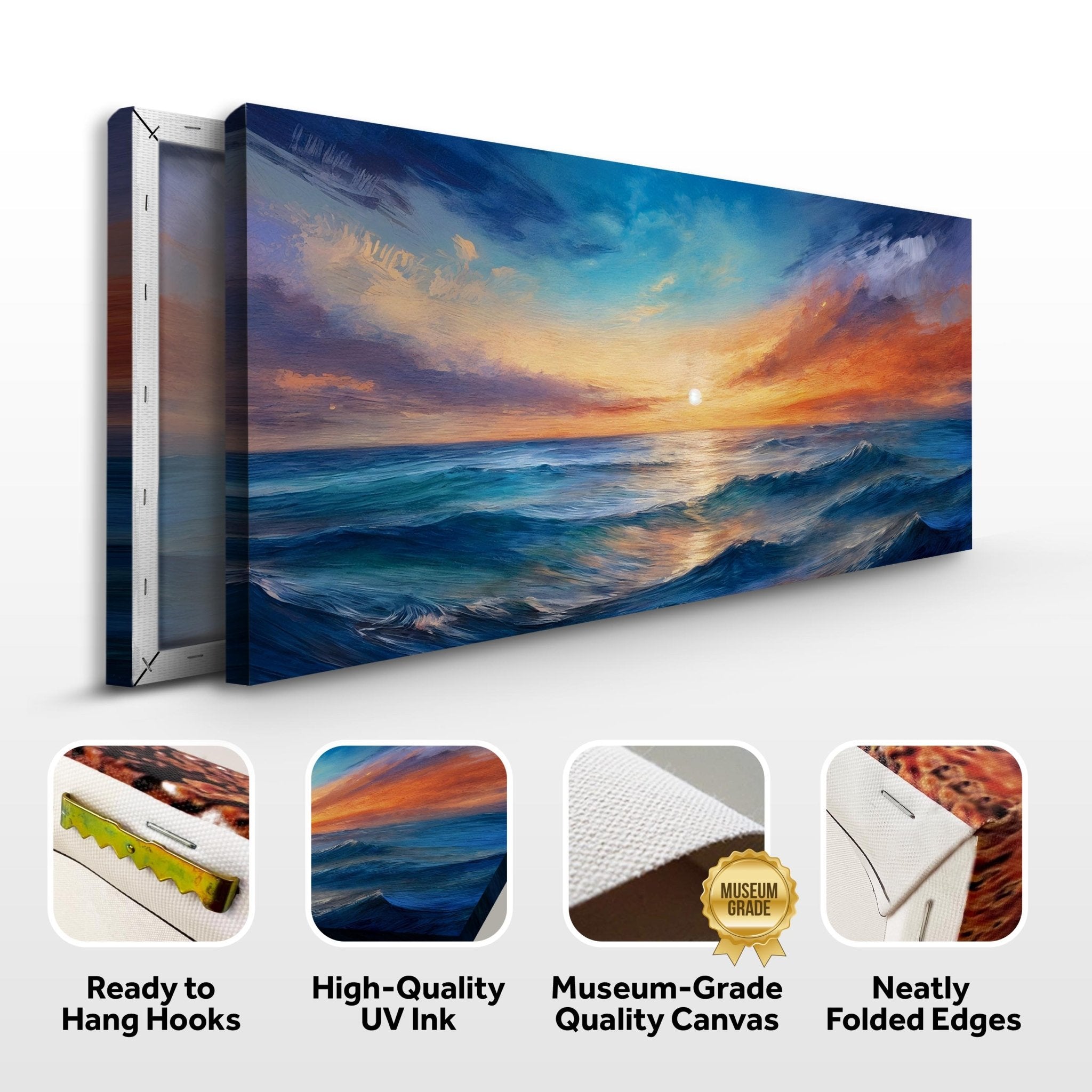 Waterscape Abstract Wall Art XIII - Two & Gathered