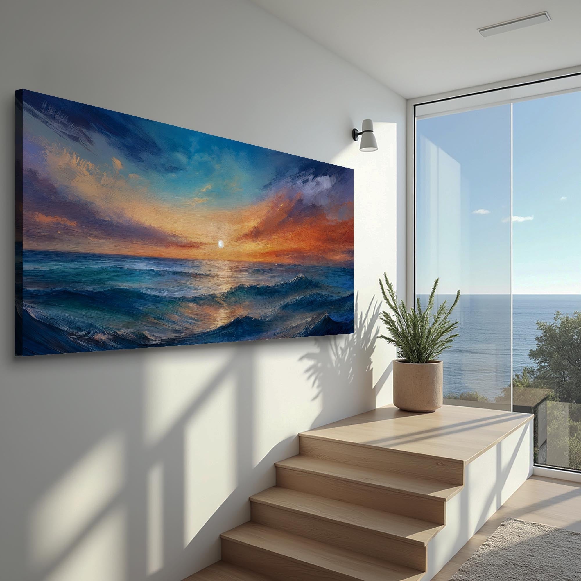 Waterscape Abstract Wall Art XIII - Two & Gathered