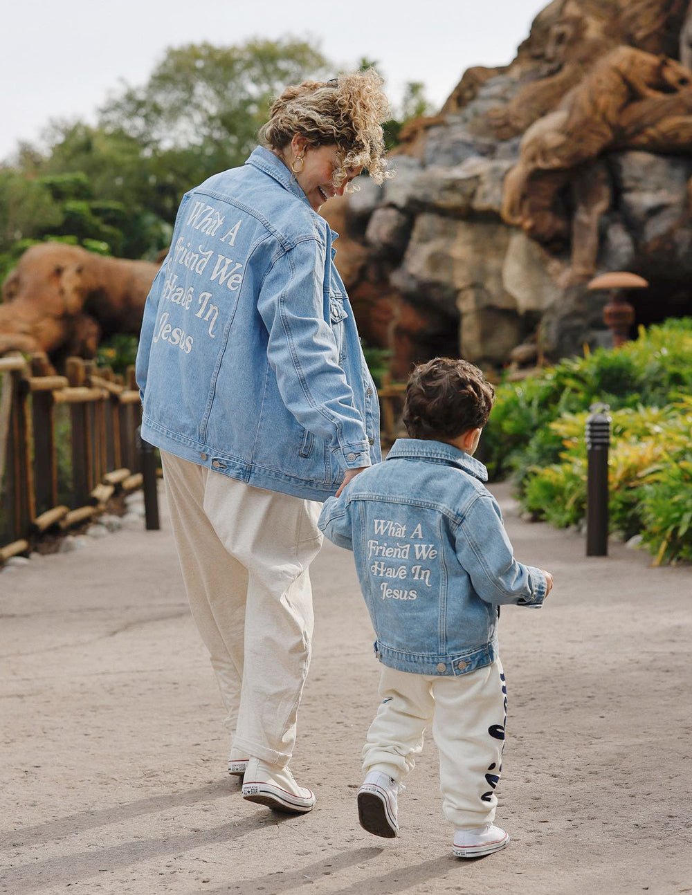What a Friend in Jesus Kids Denim Jacket - Two & Gathered