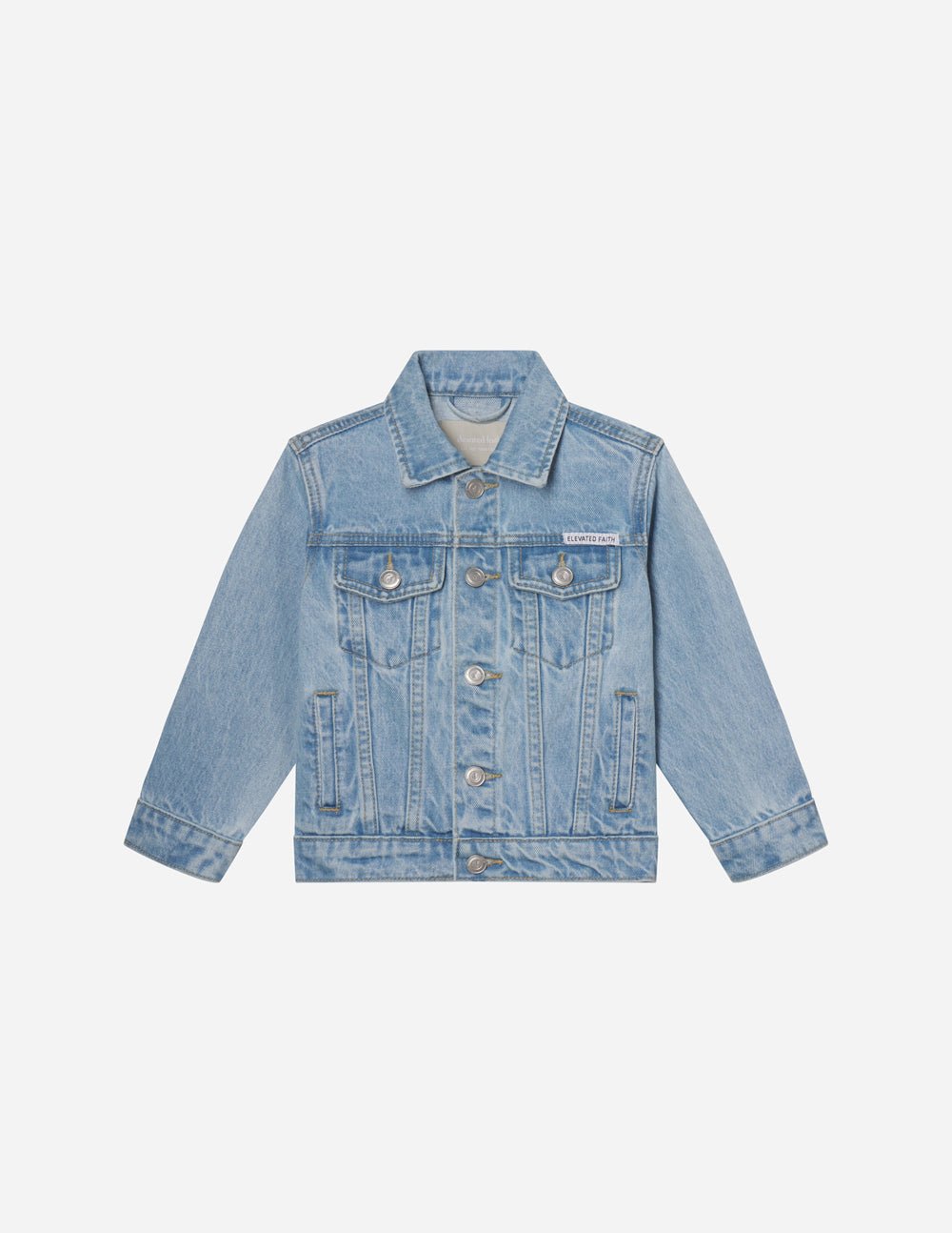 What a Friend in Jesus Kids Denim Jacket - Two & Gathered