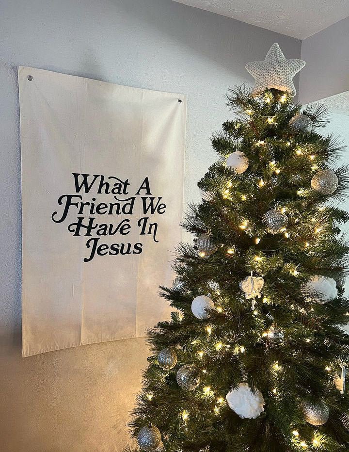 What a Friend in Jesus Tapestry - Two & Gathered