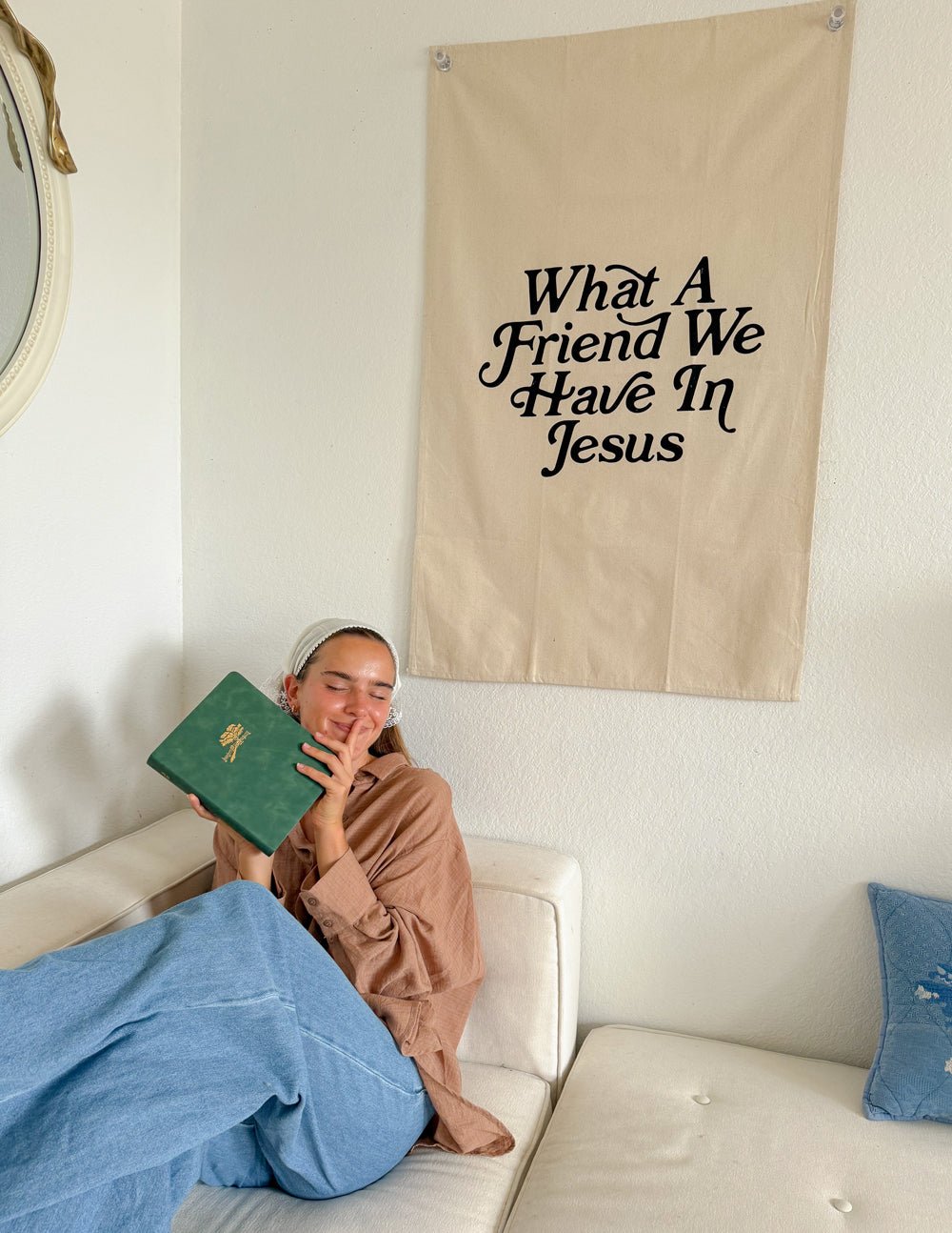 What a Friend in Jesus Tapestry - Two & Gathered