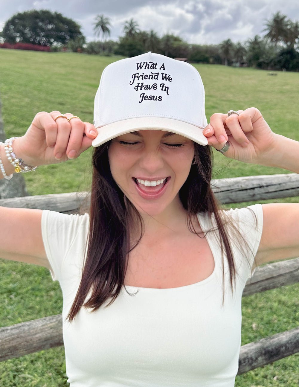What a Friend in Jesus Trucker Hat - Two & Gathered
