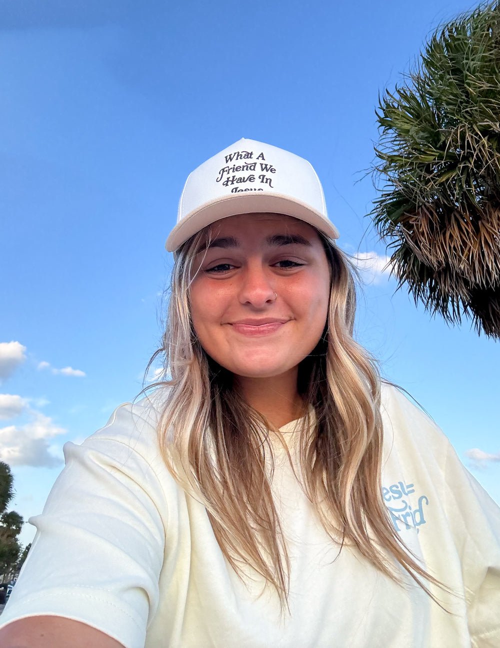 What a Friend in Jesus Trucker Hat - Two & Gathered