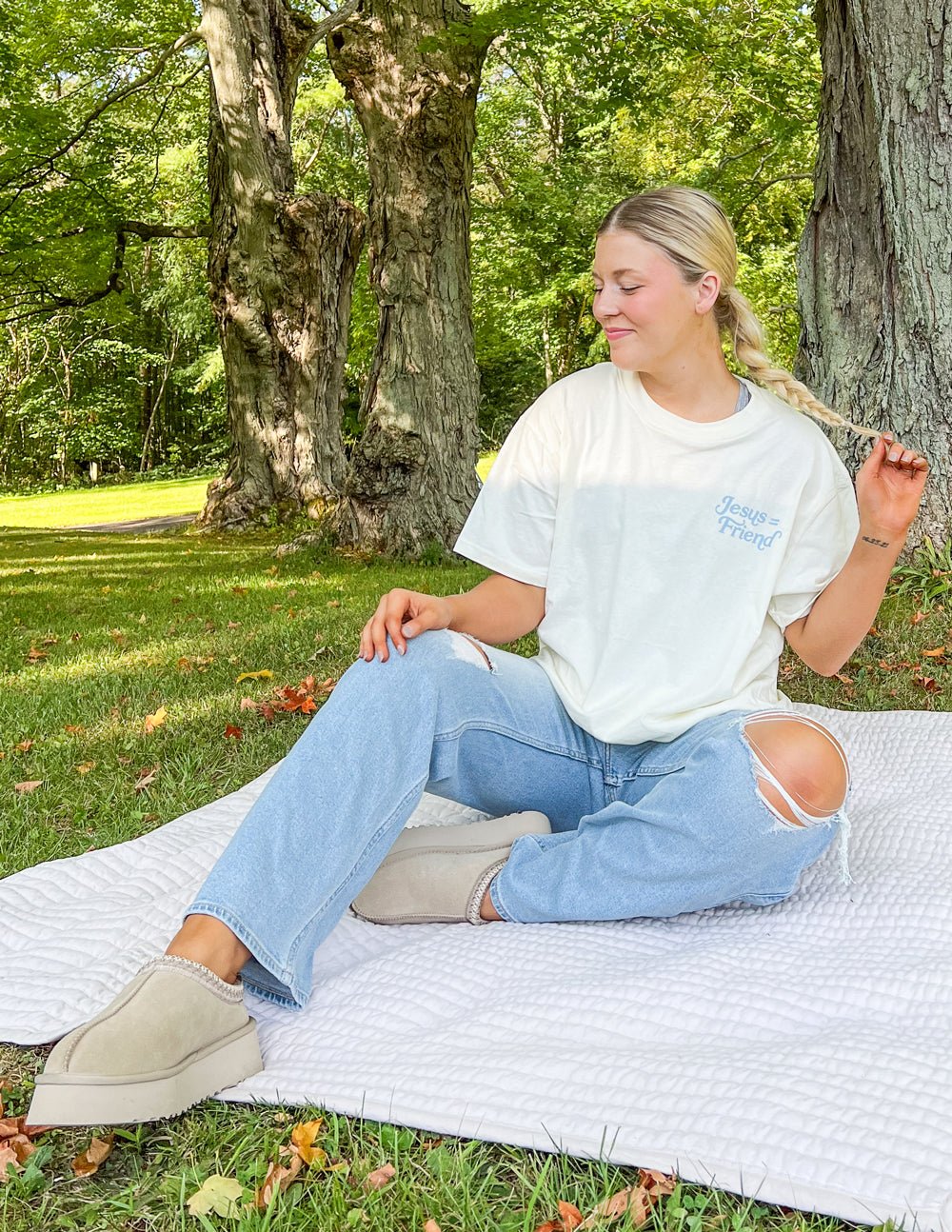 What a Friend in Jesus Unisex Tee - Two & Gathered
