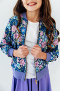 Whimsy Satin Jacket - Two & Gathered