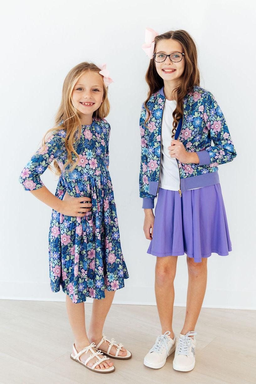 Whimsy Satin Jacket - Two & Gathered