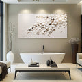 White Cherry Blossom Wall Art - Two & Gathered